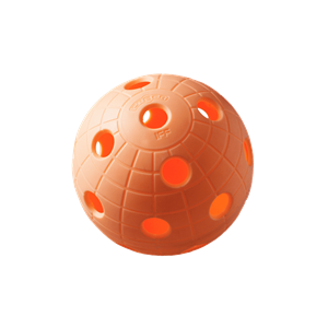 (Orange) Floorball bold  - Unihoc CRATER ball - IFF godkendt (1 stk.)